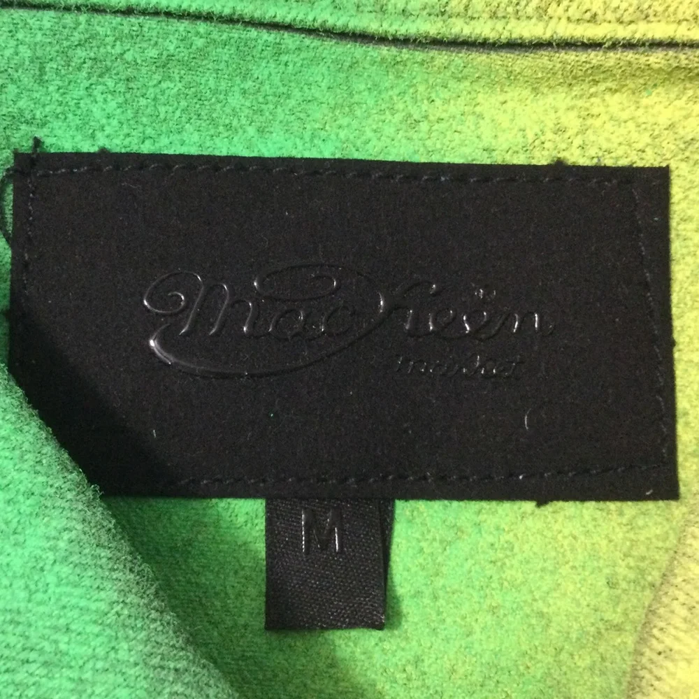 Mackeen Painted Distressed Men’s Graffiti Denim Jacket Size M - Picture 8 of 11